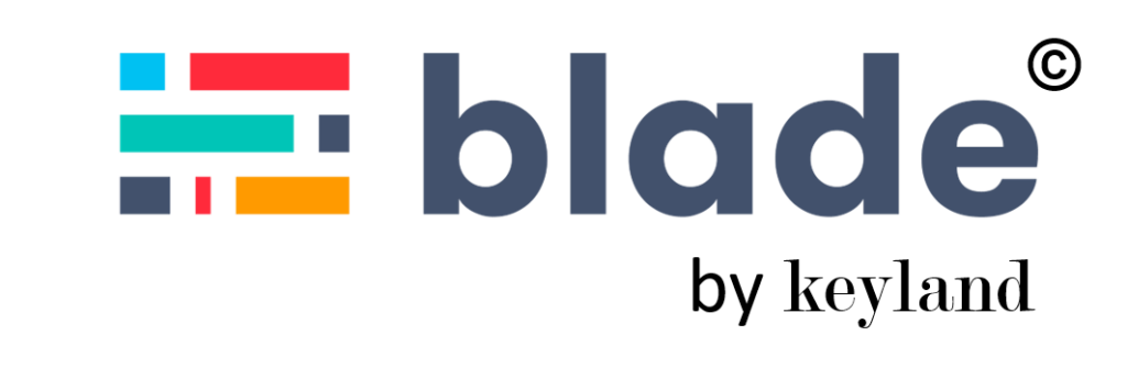 La imagen tiene un atributo ALT vacío; su nombre de archivo es logotipo-blade-by-keyland-1-1024x346.png