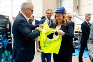 Alcaldesa en stand ITCL